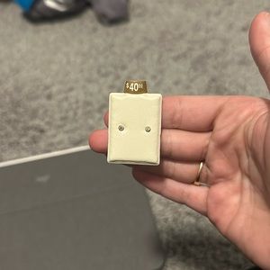 Never worn 2mm 10k earrings